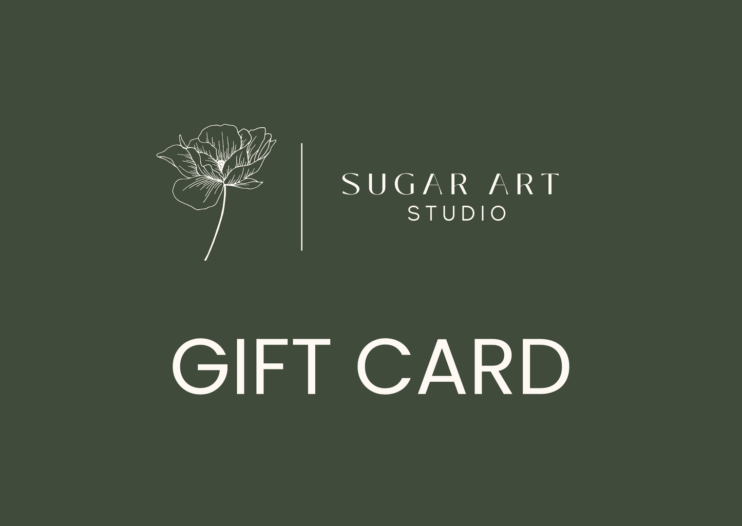 Sugar Art Studio Gift Card